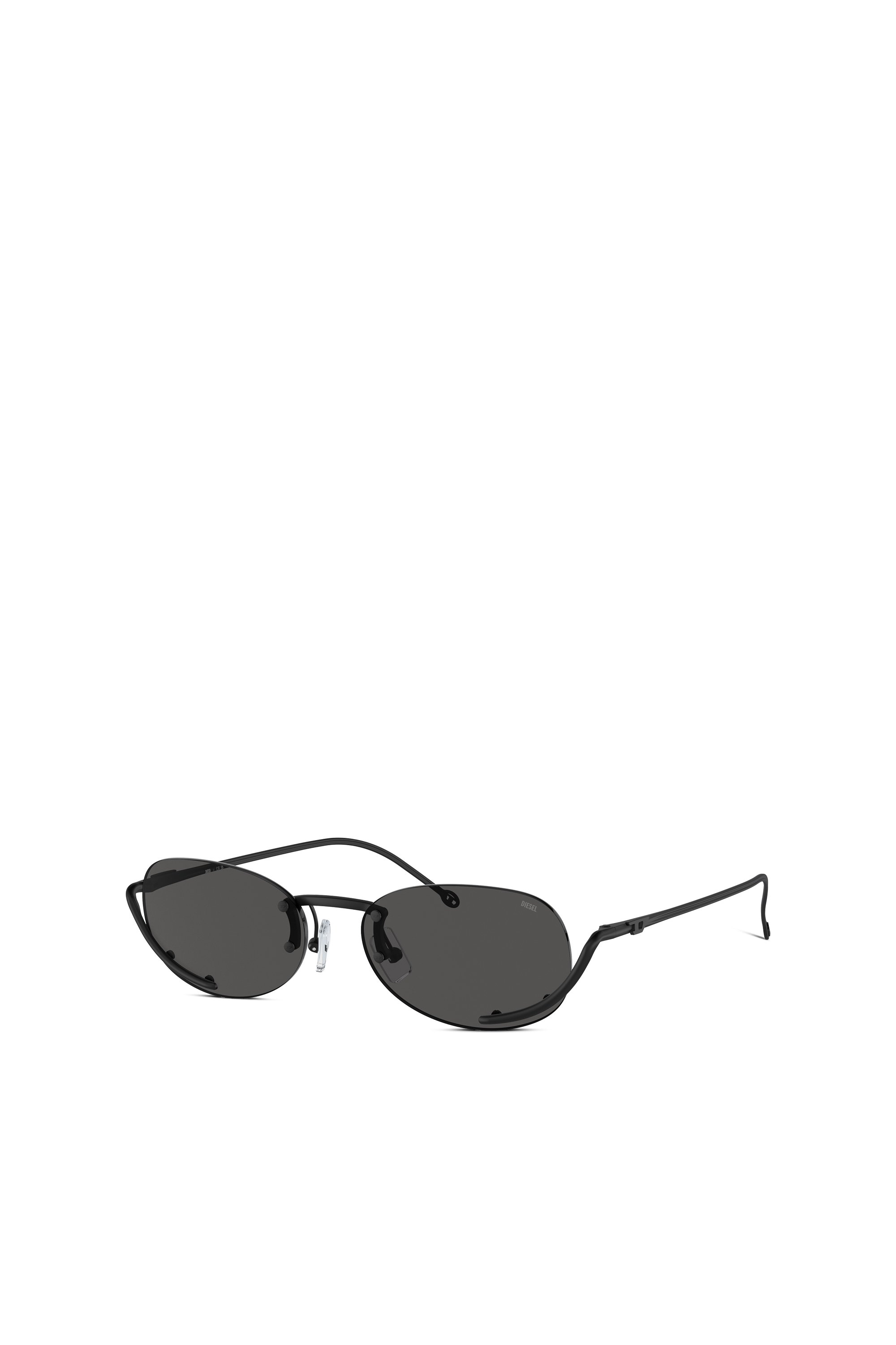 Diesel - 0DL1004, Unisex's Oval sunglasses in Black - 1
